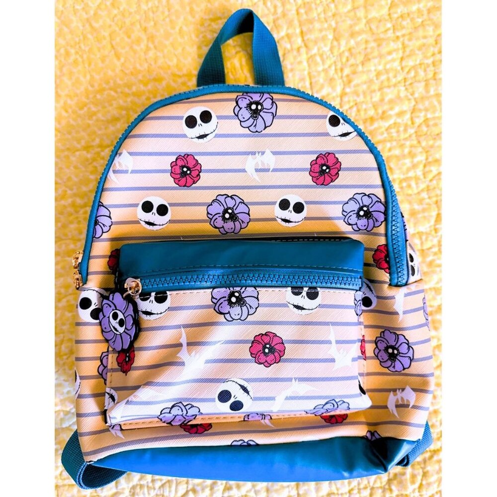 RARE DISNEY The Nightmare Before Christmas Jack Skellington Mini Backpack NWT